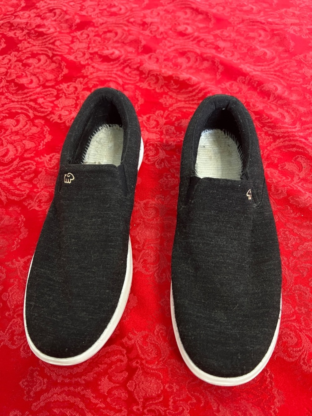 Merino Wool Slip On Shoes Black Casual Comfort Lightweight Women’s Size 9